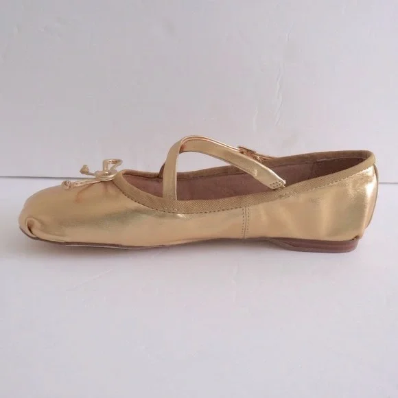 Anthropologie Circus Ny by Sam Edelman Zuri Satin Cross-Strap Ballet Flats 8M - Picture 8 of 16